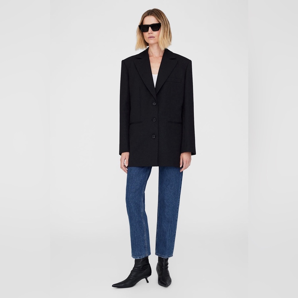 ANINE BING DECLAN BLAZER - BLACK
